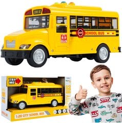 Žaislinis mokyklinis autobusas su šviesa, garsu ir atsidarančiomis durimis цена и информация | Игрушки для мальчиков | pigu.lt