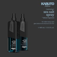 Plaukų lakas su jūros druska Kabuto Katana Sea Salt Spray, 400 ml kaina ir informacija | Plaukų formavimo priemonės | pigu.lt