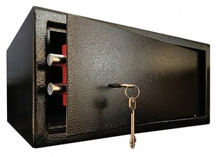Saugiųjų saugojimo spinta namams ir biurui su raktu laptopui TSF-04 kaina ir informacija | Seifai | pigu.lt