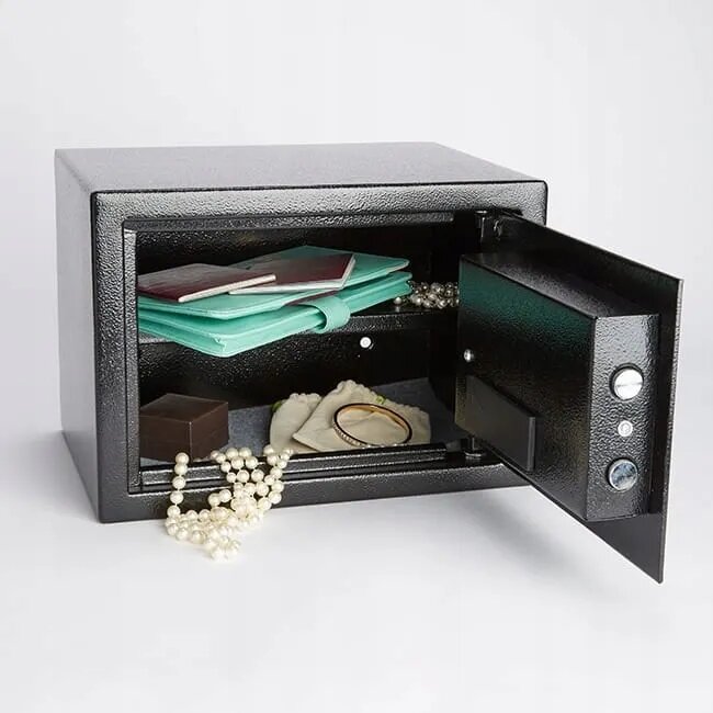 Namų seifas su elektronine spyna šarvuota kasa TSF-13 kaina ir informacija | Seifai | pigu.lt