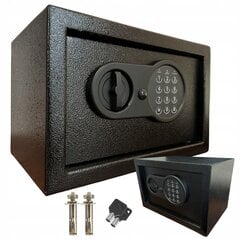 Elektroninis seifas biuro seifas šifras 2 raktai tvirta šarvuota kasa kaina ir informacija | Seifai | pigu.lt