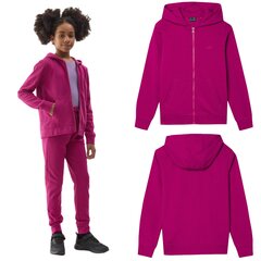 Džemperis mergaitėms 4F JWSS24TSWSF091953S, rožinis kaina ir informacija | Megztiniai, bluzonai, švarkai mergaitėms | pigu.lt