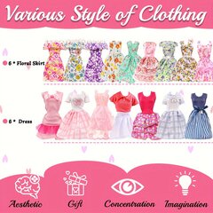 Lėlių drabužių rinkinys ToParts4u, 32 d kaina ir informacija | Žaislai mergaitėms | pigu.lt
