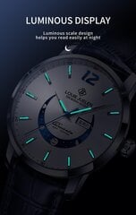 Louie Juelen Prabangus laikrodis kaina ir informacija | Vyriški laikrodžiai | pigu.lt