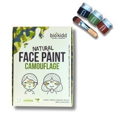 Veido dažų rinkinys BioKidd Camouflage, 3x10 ml kaina ir informacija | Kosmetika vaikams ir mamoms | pigu.lt