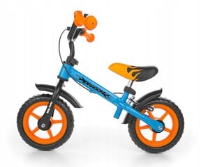 Balansinis dviratis Milly Mally Dragon, mėlynas/oranžinis kaina ir informacija | Balansiniai dviratukai | pigu.lt