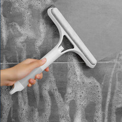 Многофункциональное щетка для ванной комнаты и мытья стекол, белая цена и информация | Инвентарь для уборки и принадлежности | pigu.lt