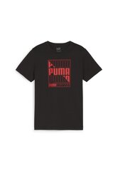 Puma Футболки Graphics Wor Tee Black 680298 01 680298 01/140 цена и информация | Рубашка для мальчиков | pigu.lt