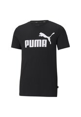 Puma Футболки Ess Logo Tee Black 586960 01 586960 01/152 цена и информация | Рубашки для мальчиков | pigu.lt
