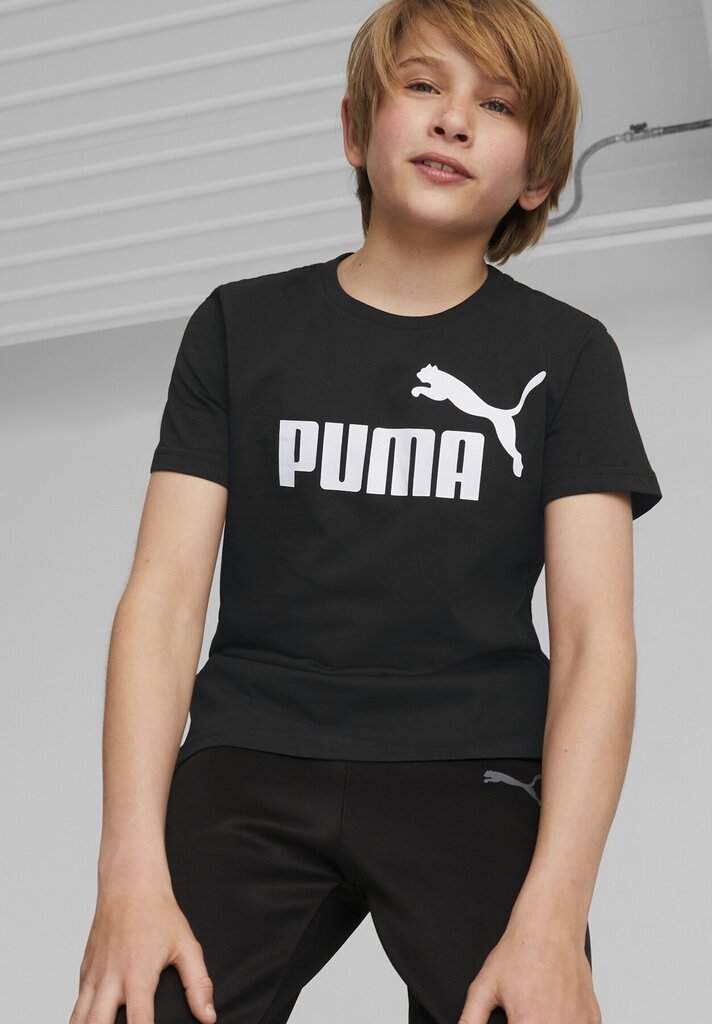 Marškinėliai berniukams Puma 586960 01, juodi kaina ir informacija | Marškinėliai berniukams | pigu.lt