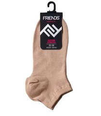 Kojinės moterims Friends, smėlio spalvos kaina ir informacija | Moteriškos kojinės | pigu.lt