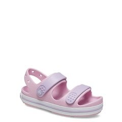Crocs детские сандалии Crocband Cruiser 209423*841, розовый/лиловый 196265603787 цена и информация | Детские сандали | pigu.lt