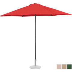 Sodo skėtis 270 cm, raudonas kaina ir informacija | Skėčiai, markizės, stovai | pigu.lt