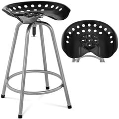 Барный стул CYDRO BLACK, бархатный, черный цена и информация | Стулья для кухни и столовой | pigu.lt