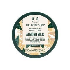 Телесный йогурт The Body Shop Almond Milk, 200 мл цена и информация | Кремы, лосьоны для тела | pigu.lt