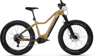 Elektrinis dviratis Tunturi eMAX EB-F600, 45 cm, 26" smėlio spalvos kaina ir informacija | Elektriniai dviračiai | pigu.lt