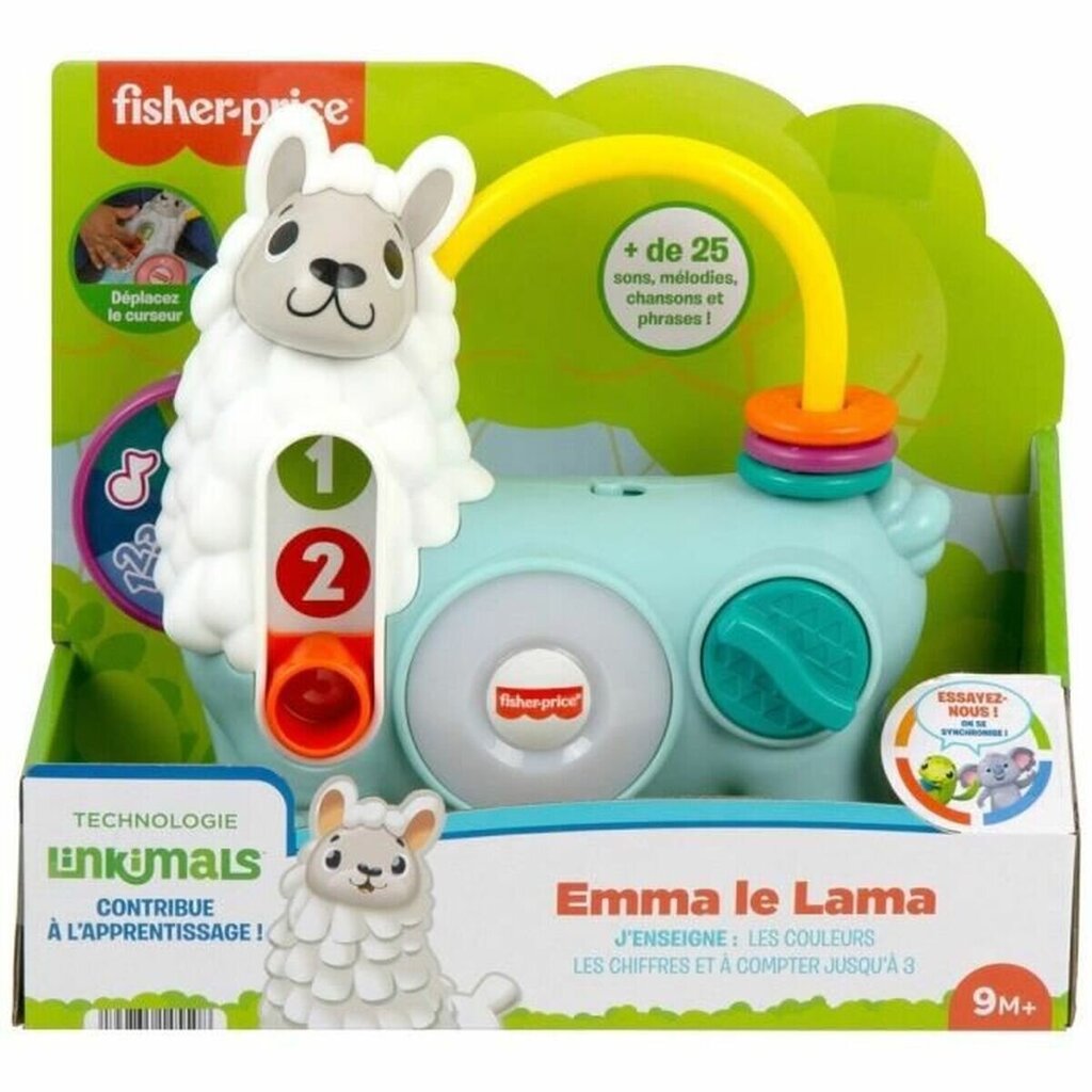 Interaktyvus žaislas Emma Le Lama Fisher Price цена и информация | Žaislai kūdikiams | pigu.lt