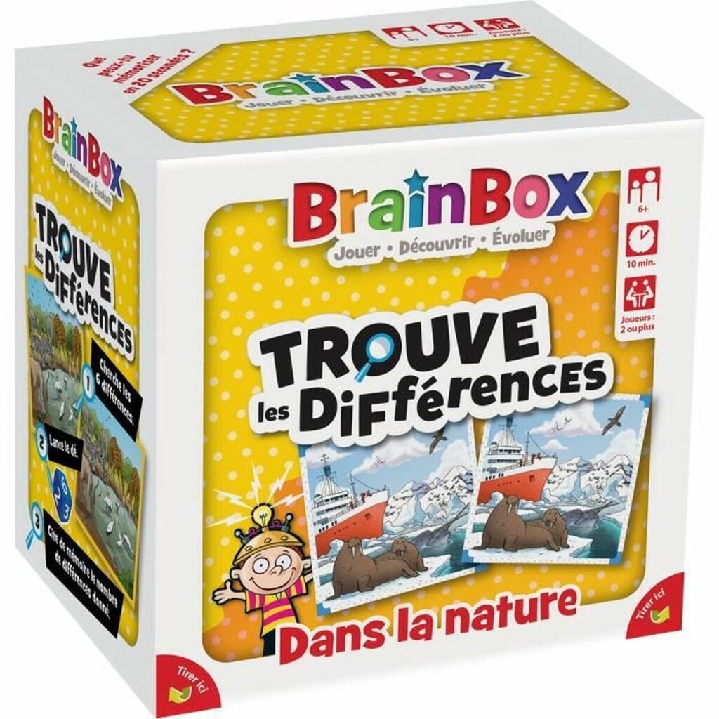 Stalo žaidimas Asmodee BrainBox Nature, FR цена и информация | Stalo žaidimai, galvosūkiai | pigu.lt
