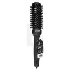 Olivia Garden Expert Blowout Shine Round Brush Black 35 mm hair brush цена и информация | Расчески, щетки для волос, ножницы | pigu.lt