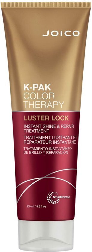 Atkuriamoji plaukų kaukė Joico K-Pak Color Therapy Luster Lock Shine & Repair Treatment, dažytiems plaukams, 250 ml kaina ir informacija | Priemonės plaukų stiprinimui | pigu.lt