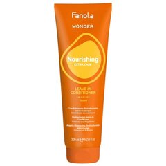 Maitinamasis plaukų kondicionierius Fanola Wonder Nourishing Extra Care Leave In Conditioner, 300 ml kaina ir informacija | Balzamai, kondicionieriai | pigu.lt