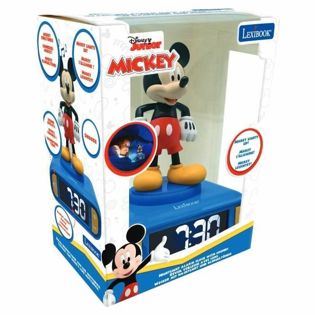 Žadintuvas vaikams Lexibook Mickey kaina ir informacija | Laikrodžiai | pigu.lt