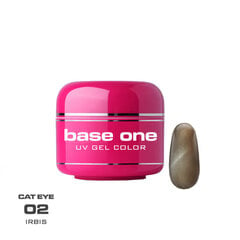 Nagų gelis Silcare Base One Cat Eye, 02 Irbis UV gel, 5 g цена и информация | Средства для маникюра и педикюра | pigu.lt