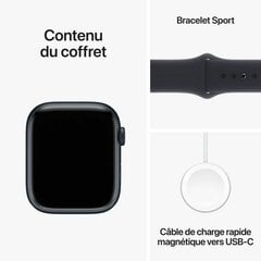 Apple Series 9, juoda цена и информация | Смарт-часы (smartwatch) | pigu.lt