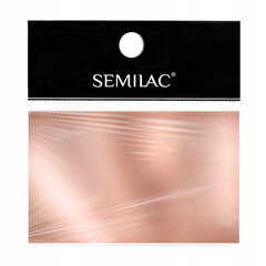 Переводная фольга Semilac 03, розовое золото цена и информация | Средства для маникюра и педикюра | pigu.lt