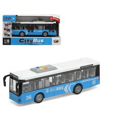 Žaislinis autobusas City Bus Bigbuy Fun, mėlynas kaina ir informacija | Žaislai berniukams | pigu.lt