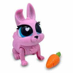 Žaislinis triušis Pixie My Walking Rabbit Famosa, rožinis, 18x19,3x19,7 cm цена и информация | Игрушки для девочек | pigu.lt