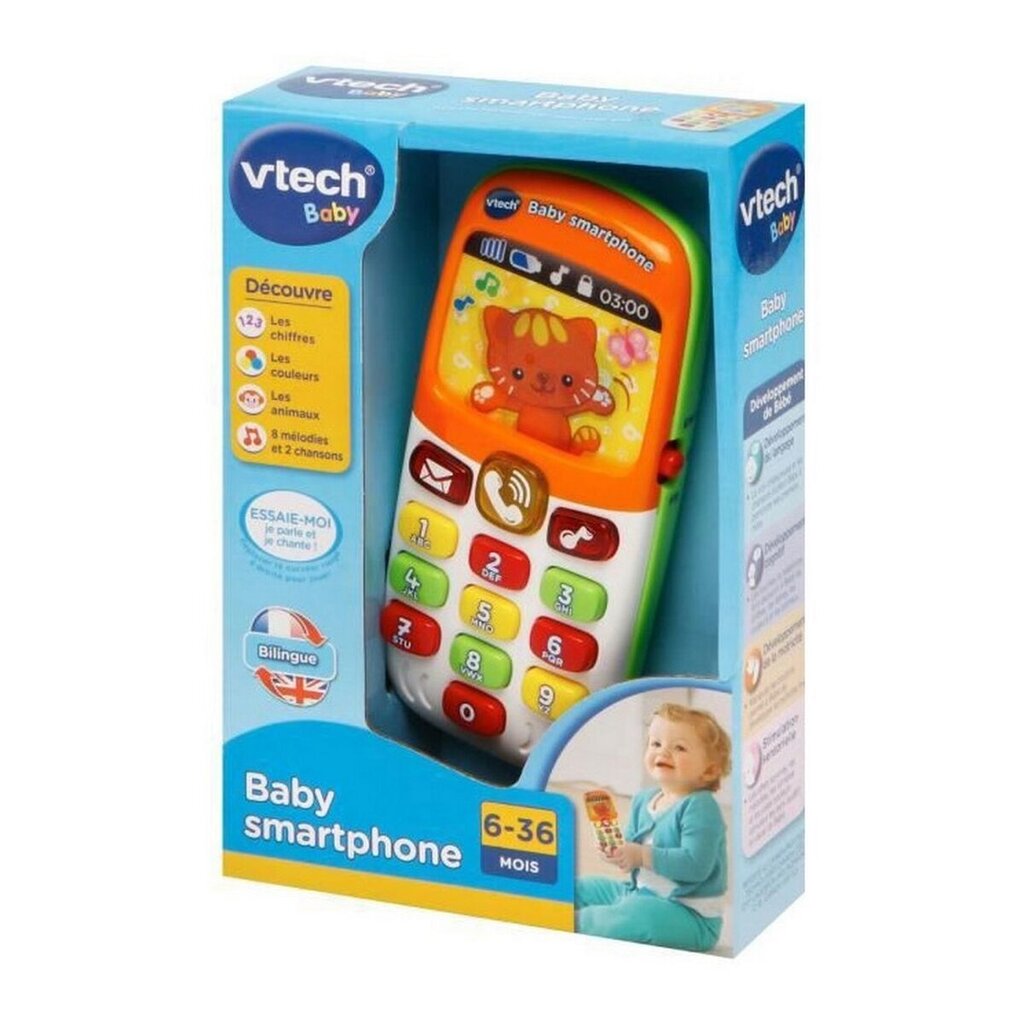 Žaislinis telefonas Vtech Baby kaina ir informacija | Žaislai kūdikiams | pigu.lt