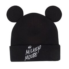 Skrybėlė Mickey Mouse Peeping Juoda D0800401 цена и информация | Женские шапки | pigu.lt