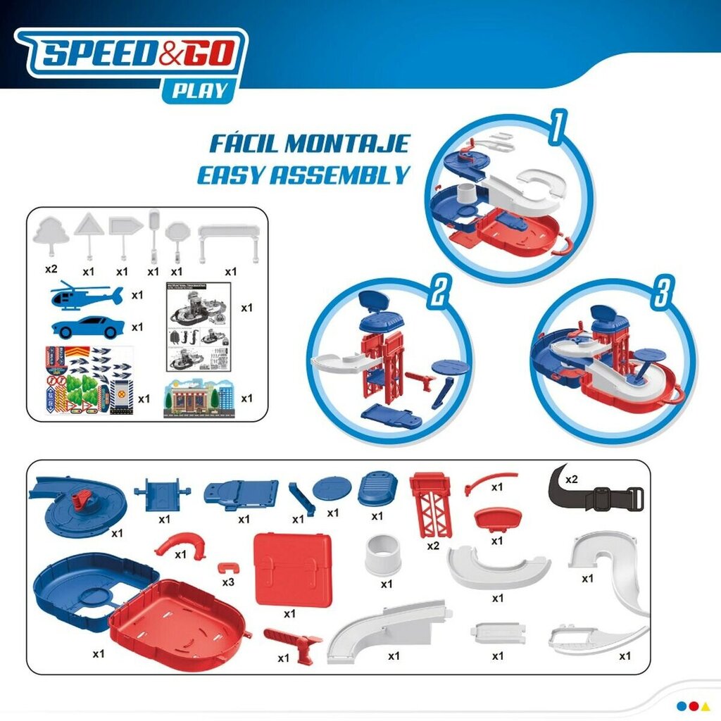 Trasa su priedais Speed & Go, 2 vnt. kaina ir informacija | Žaislai berniukams | pigu.lt