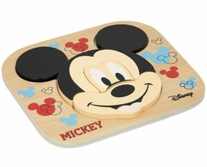 Dėlionė Peliukas Mikis (Mickey Mouse) Disney, 6 d. kaina ir informacija | Dėlionės (puzzle) | pigu.lt
