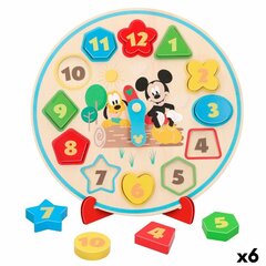 Edukacinis žaidimas Laikrodis Disney WooMax, 15 d, 6 vnt. kaina ir informacija | Lavinamieji žaislai | pigu.lt