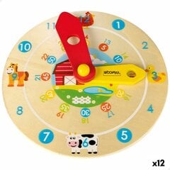 Edukacinis žaislas Laikrodis Woomax, 12 vnt. цена и информация | Развивающие игрушки | pigu.lt