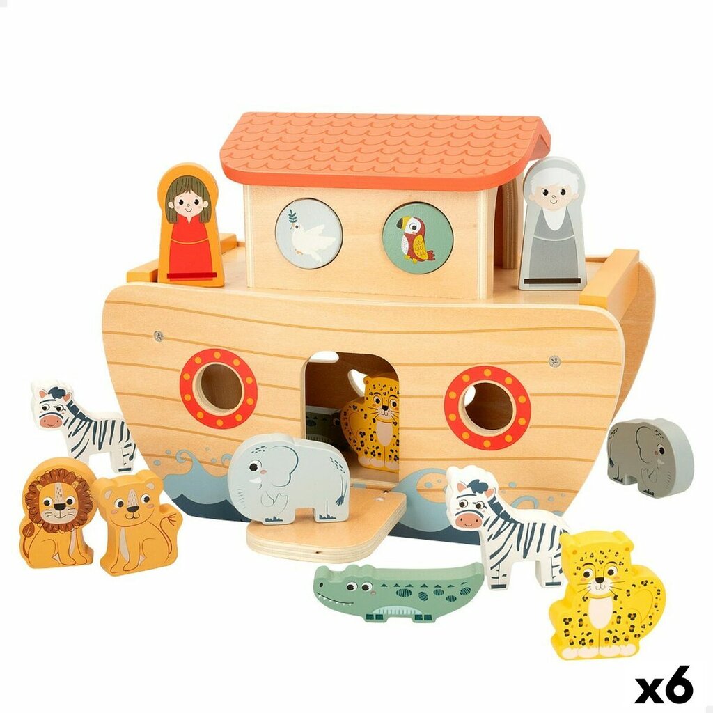 Kūdikio žaislas Woomax Gyvūnai, 6 vnt. kaina ir informacija | Žaislai kūdikiams | pigu.lt