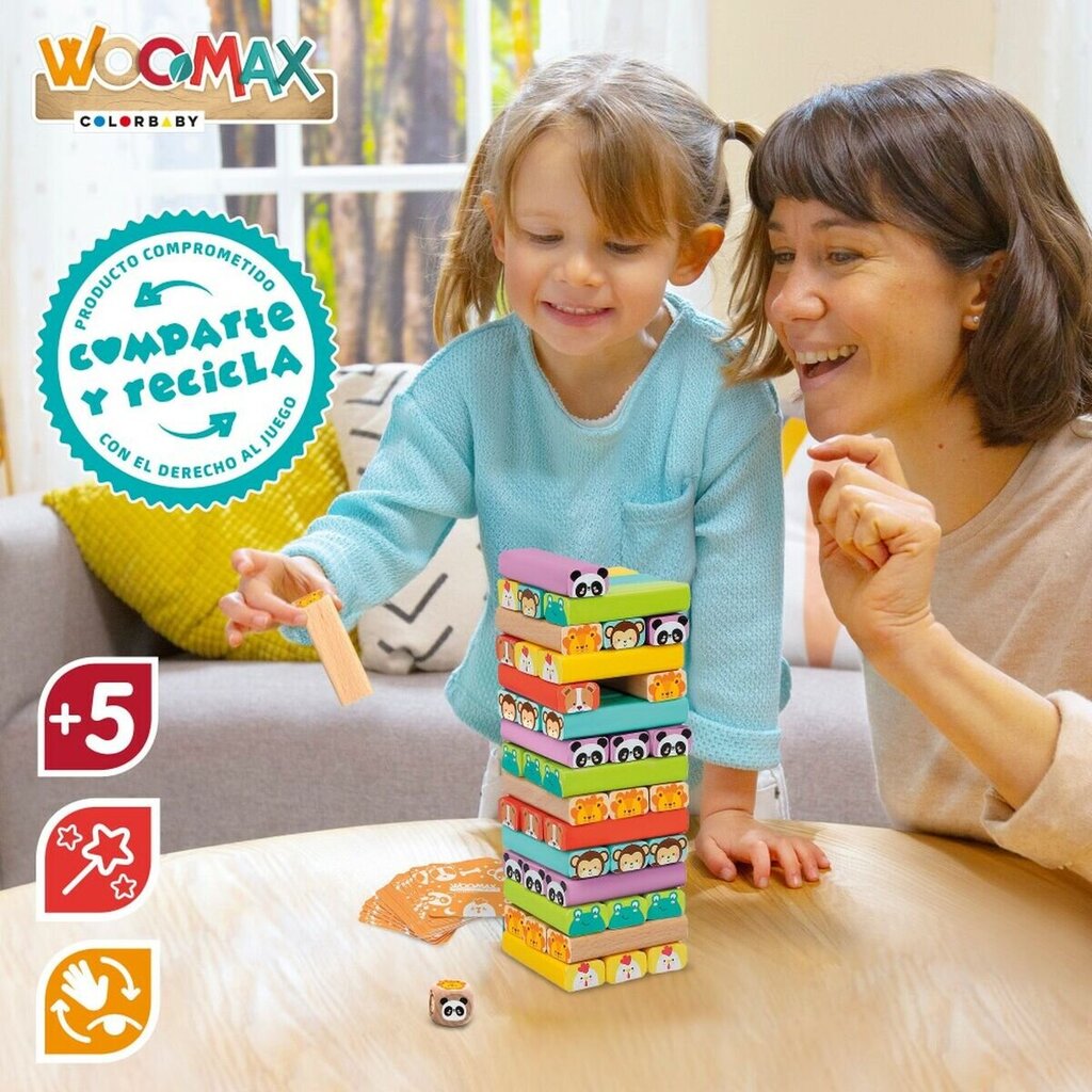 Statymo dėlionė Woomax, 76 d. цена и информация | Dėlionės (puzzle) | pigu.lt