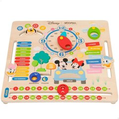 Edukacinis žaidimas kalendorius ir laikrodis Disney Color Baby, 6 vnt. kaina ir informacija | Lavinamieji žaislai | pigu.lt