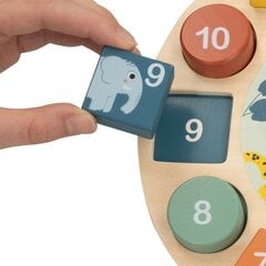 Edukacinis žaidimas Laikrodis Woomax, 13 d, 6 vnt. цена и информация | Развивающие игрушки | pigu.lt