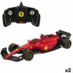 Nuotoliu valdomas automobilis Rastar Ferrari F1-75, 2 vnt. цена и информация | Игрушки для мальчиков | pigu.lt