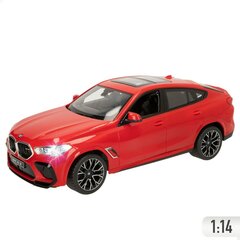 Nuotoliu valdomas automobilis Rastar BMW X6 M, raudonas, 2 vnt. цена и информация | Игрушки для мальчиков | pigu.lt