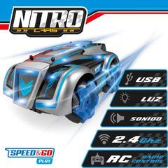 Nuotoliu valdomas automobilis Speed & Go Nitro Cars, 2 vnt. цена и информация | Игрушки для мальчиков | pigu.lt