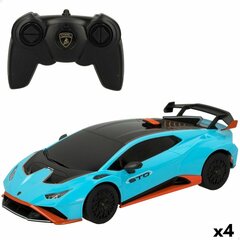 Nuotoliu valdomas automobilis Rastar Lamborghini Huracan STO, 4 vnt. kaina ir informacija | Žaislai berniukams | pigu.lt