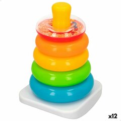 Žaislinė piramidė Colorbaby, 6 d, 12 vnt. kaina ir informacija | Žaislai kūdikiams | pigu.lt