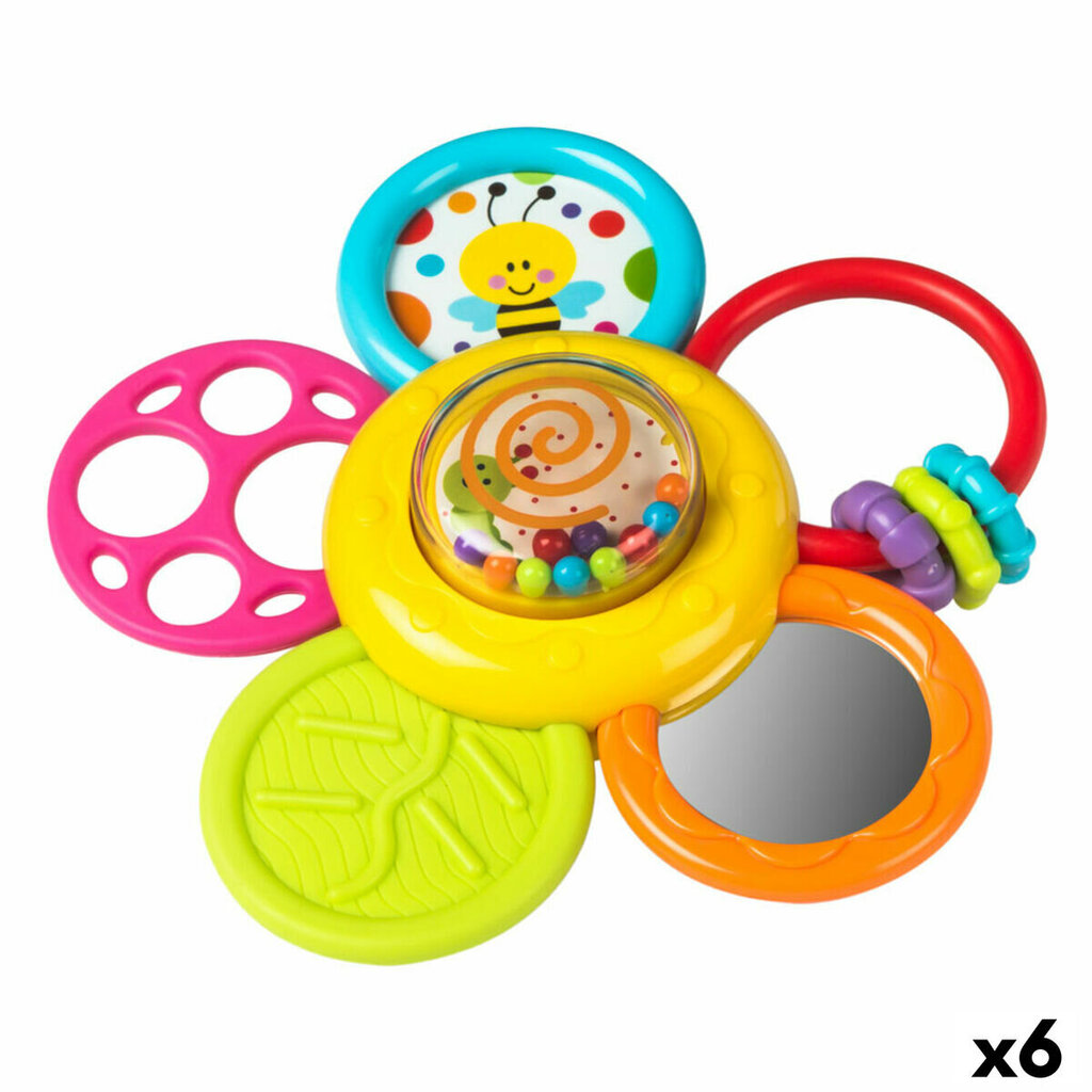 Barškutis-kramtukas vaiko dantukams Winfun, 6 vnt. цена и информация | Žaislai kūdikiams | pigu.lt