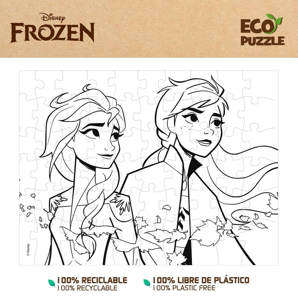 Dėlionė Disney Frozen, 60 d. kaina ir informacija | Dėlionės (puzzle) | pigu.lt