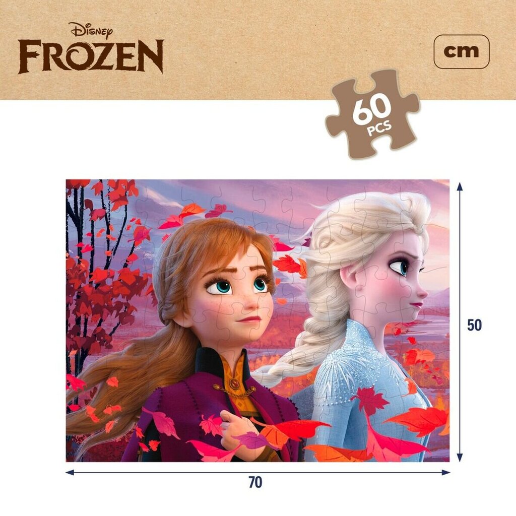 Dėlionė Disney Frozen, 60 d. kaina ir informacija | Dėlionės (puzzle) | pigu.lt