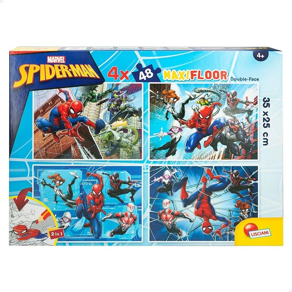 Dėlionė Spiderman (Žmogus voras) Lisciani, 48 d. цена и информация | Dėlionės (puzzle) | pigu.lt